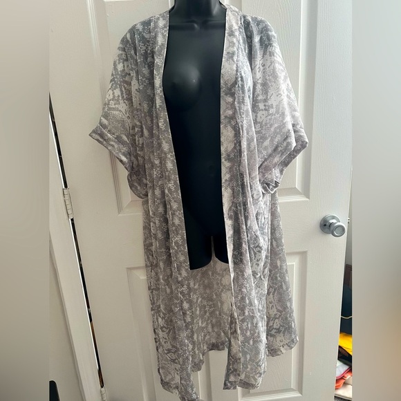 Cover Up, Shawl, Snake Print - Picture 1 of 4
